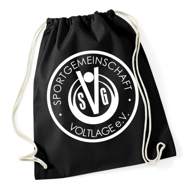 Turnbeutel SG Voltlage schwarz/weiß