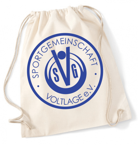 Turnbeutel SG weiß/blau